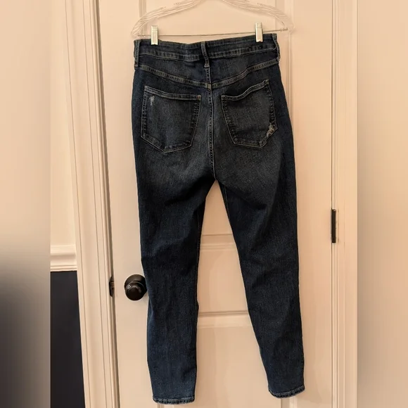 Gap Sky High Universal Legging Jeans High Rise Distressed Size 12/31R - Picture 7 of 7